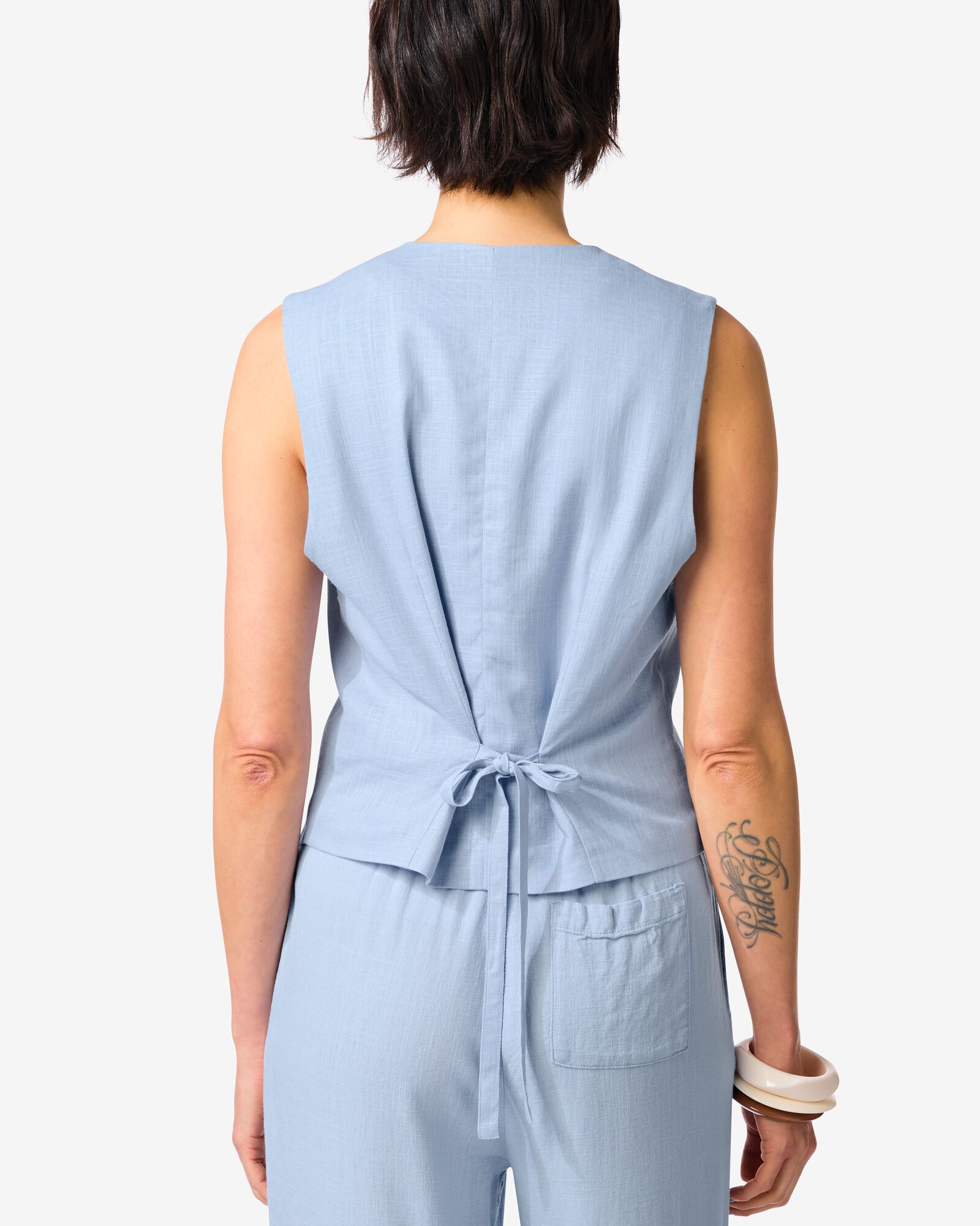 damesgilet Isla lichtblauw lichtblauw - 36208660LIGHTBLUE - HEMA