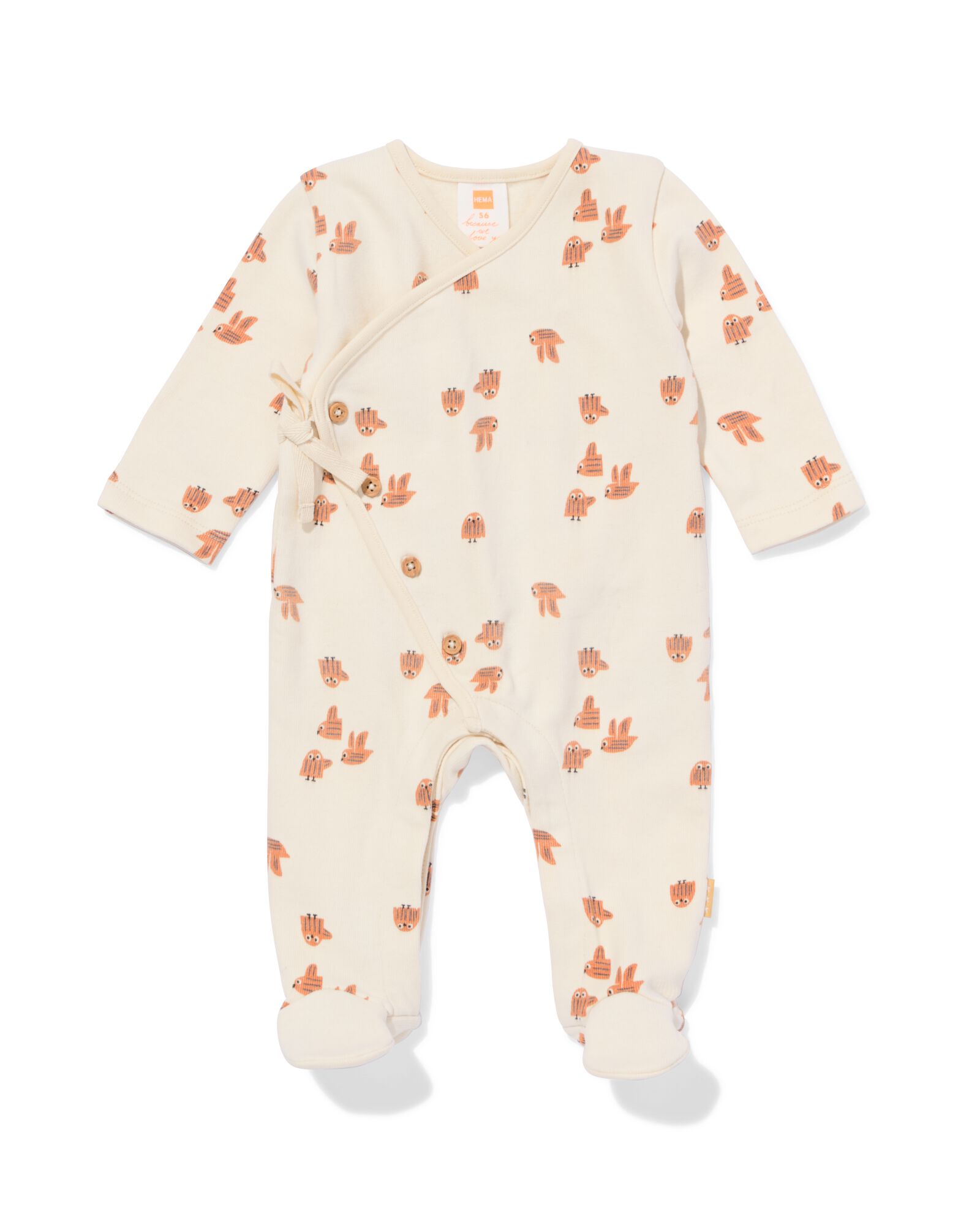 newborn boxpak uiltjes ecru - 33428720ECRU - HEMA