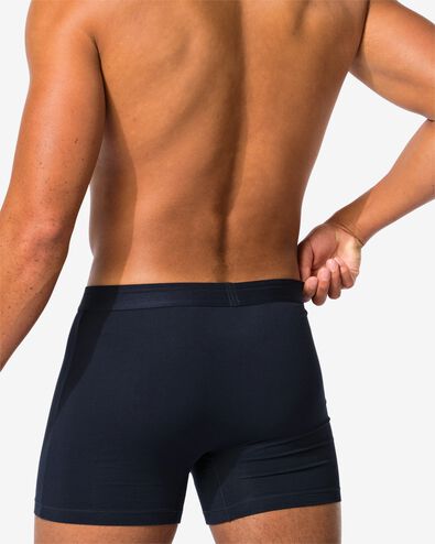 2er-Pack Herren-Boxershorts, lang, Real Lasting dunkelblau - 19144130DARKBLUE - HEMA