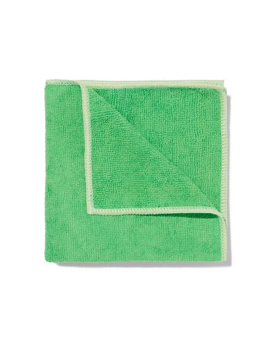 chiffon en microfibre 35x35 vert - 20530015 - HEMA