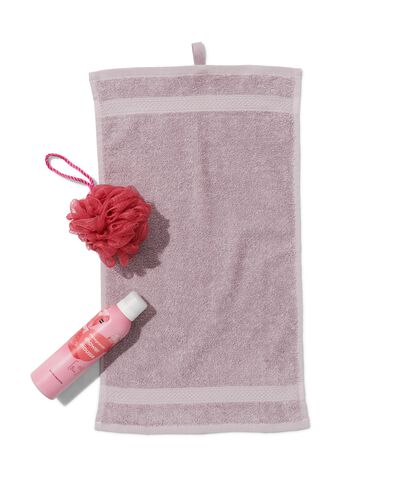 handdoek 60x110 zware kwaliteit mauve mauve handdoek 60 x 110 - 5200233 - HEMA