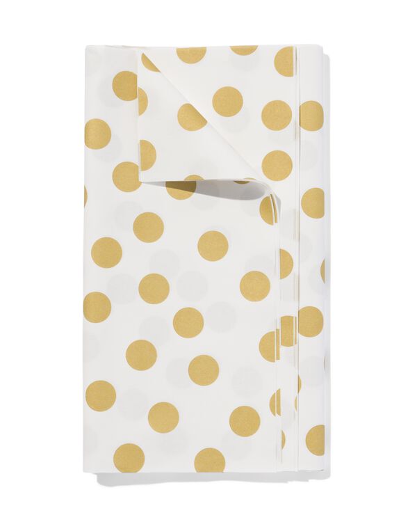 nappe &agrave; pois dor&eacute;s 200 x 138 cm - 14250213 - HEMA