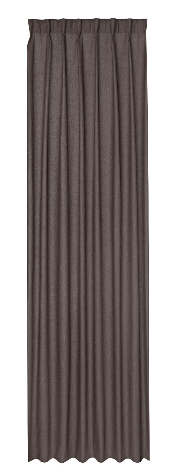 rideau pr&ecirc;t-&agrave;-poser avec ruban plisseur anthracite - 7632123 - HEMA