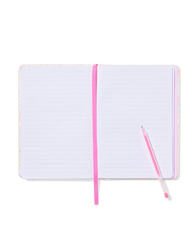 Notizbuch A5 Glitzer - 14144428 - HEMA