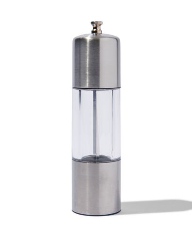 moulin &agrave; sel ou &agrave; poivre inox - 80870066 - HEMA