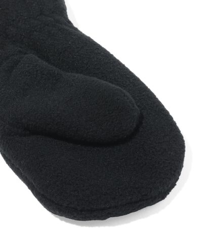 moufles enfant polaire  noir noir - 16700330BLACK - HEMA