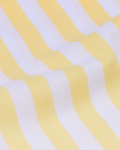 housse de couette tout-petit 120x150 coton doux rayures jaunes - 5730229 - HEMA