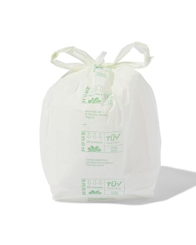 sacs-poubelle &agrave; p&eacute;dale compostables 25 L - lot de 10 - 20520021 - HEMA