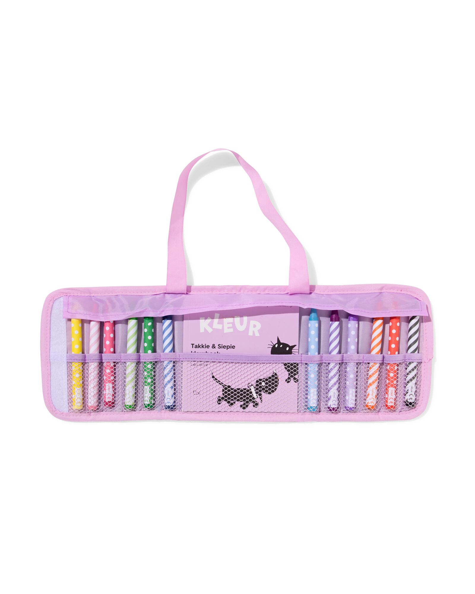 Trousse Takkie et Siepie avec crayons de couleur - 15900486 - HEMA