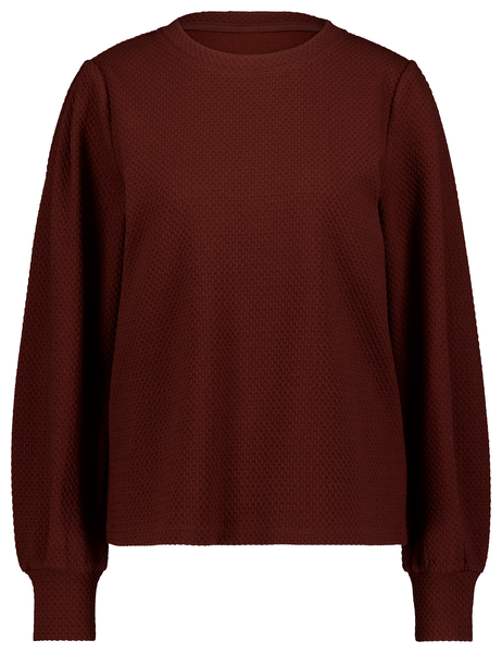 Damen-Sweatshirt Cherry braun braun - 1000029489 - HEMA