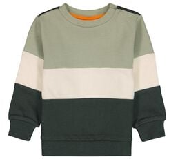 Baby-Sweatshirt, Colorblocking grün grün - 1000028200 - HEMA