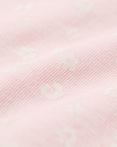 damesstrings katoen bloemen - 2 stuks lichtroze lichtroze - 19602335LIGHTPINK - HEMA