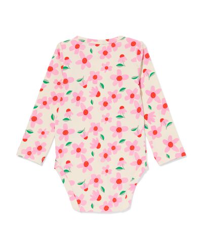 body extensible fleurs rose rose - 33300850PINK - HEMA