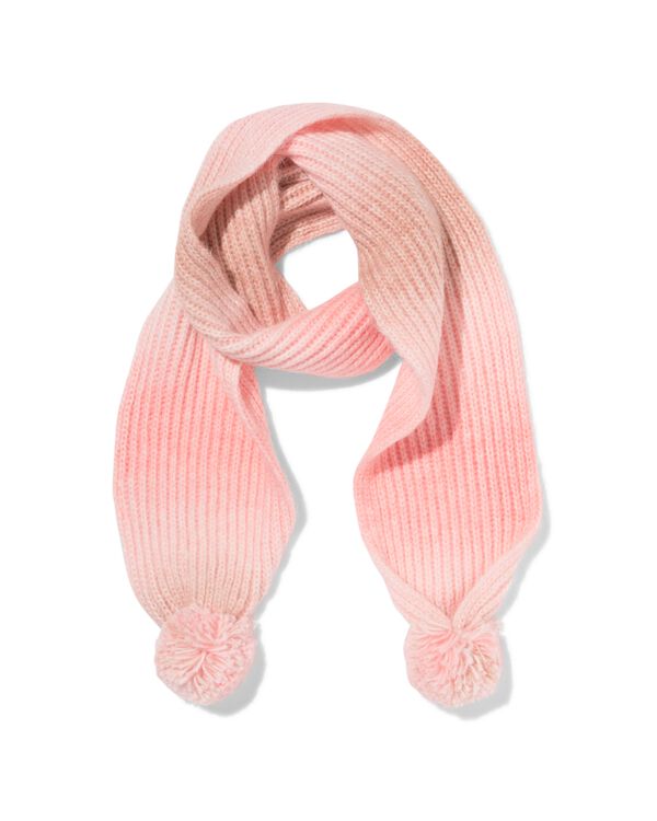 &eacute;charpe enfant pompon rose  - 16700291 - HEMA