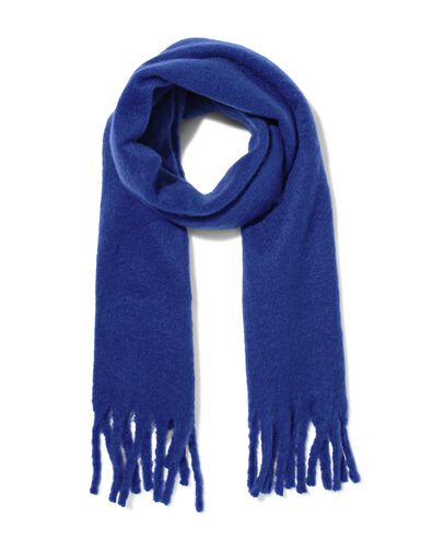 damessjaal 35x200cm blauw - 16451066 - HEMA