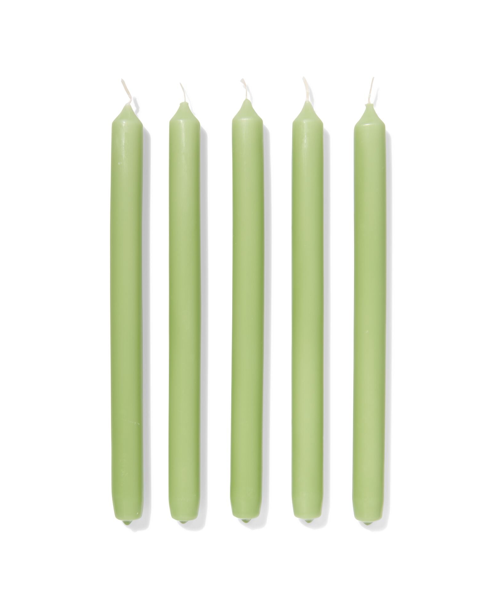 12 bougies longues &Oslash;2.2x29 vert clair&nbsp; vert clair 2,2 x 29 - 13503167 - HEMA