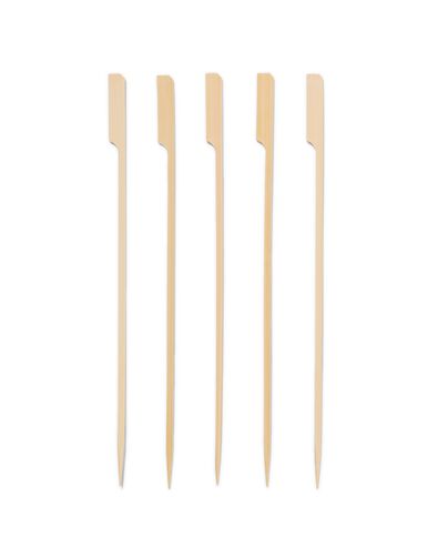 sat&eacute; prikkers bamboehout 25cm - 30 stuks - 80830096 - HEMA