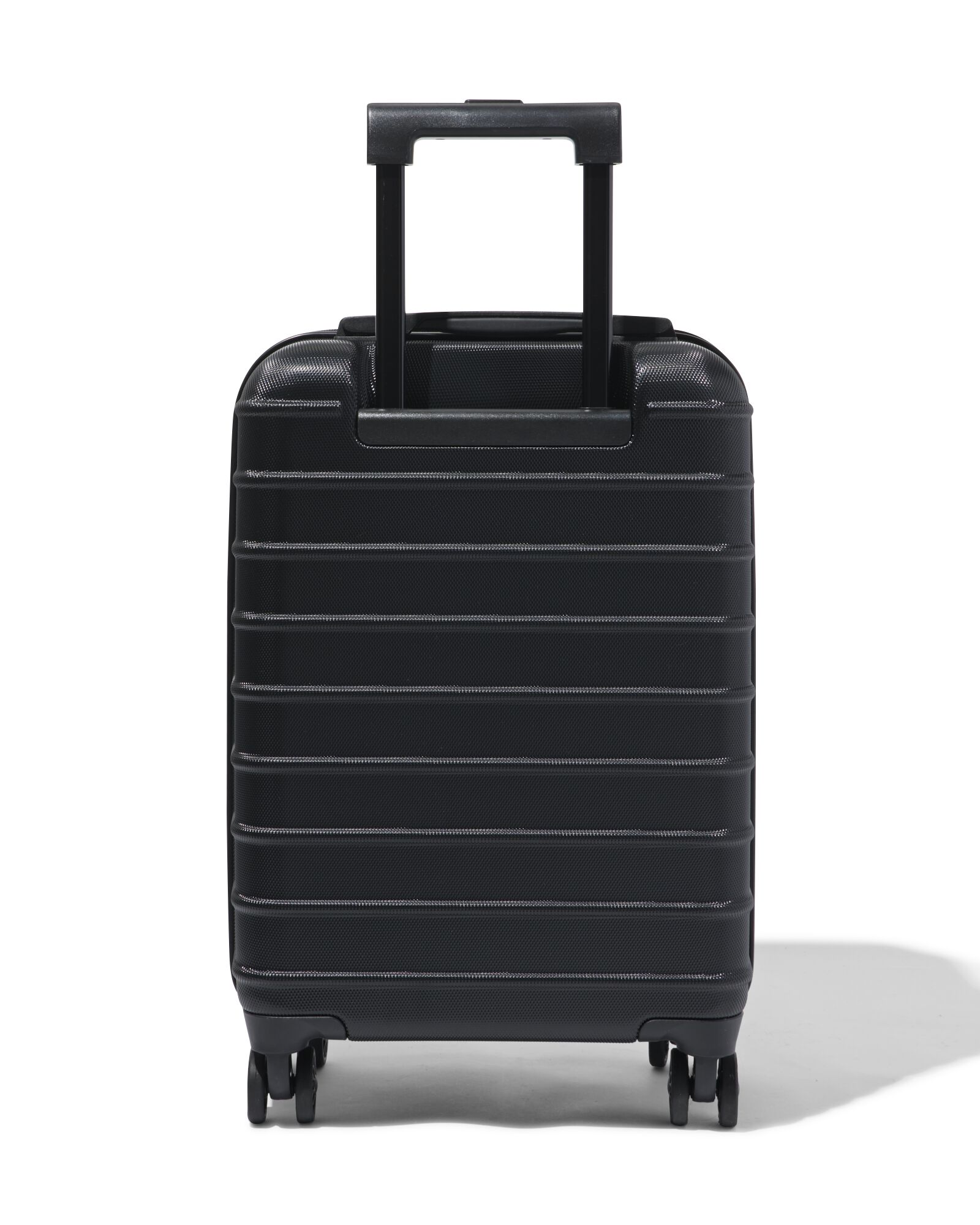valise avec poche frontale ABS 35x25x55 noir - 18630024 - HEMA
