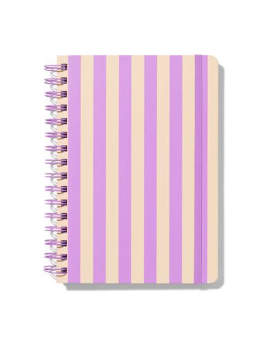 carnet A5 lignes rayures - 14144404 - HEMA