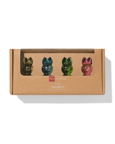d&eacute;corations de P&acirc;ques &agrave; suspendre Miffy verre - 4 pi&egrave;ces - 25800151 - HEMA