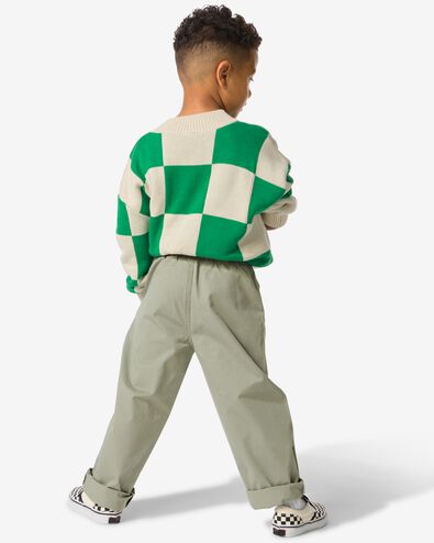 Kinderhose mit gerader Passform gr&uuml;n - 30744207GREEN - HEMA