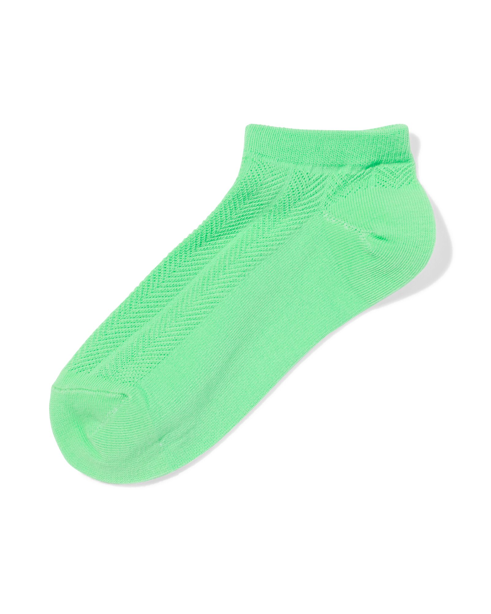 socquettes structure femme vert clair - 4280540LIGHTGREEN - HEMA