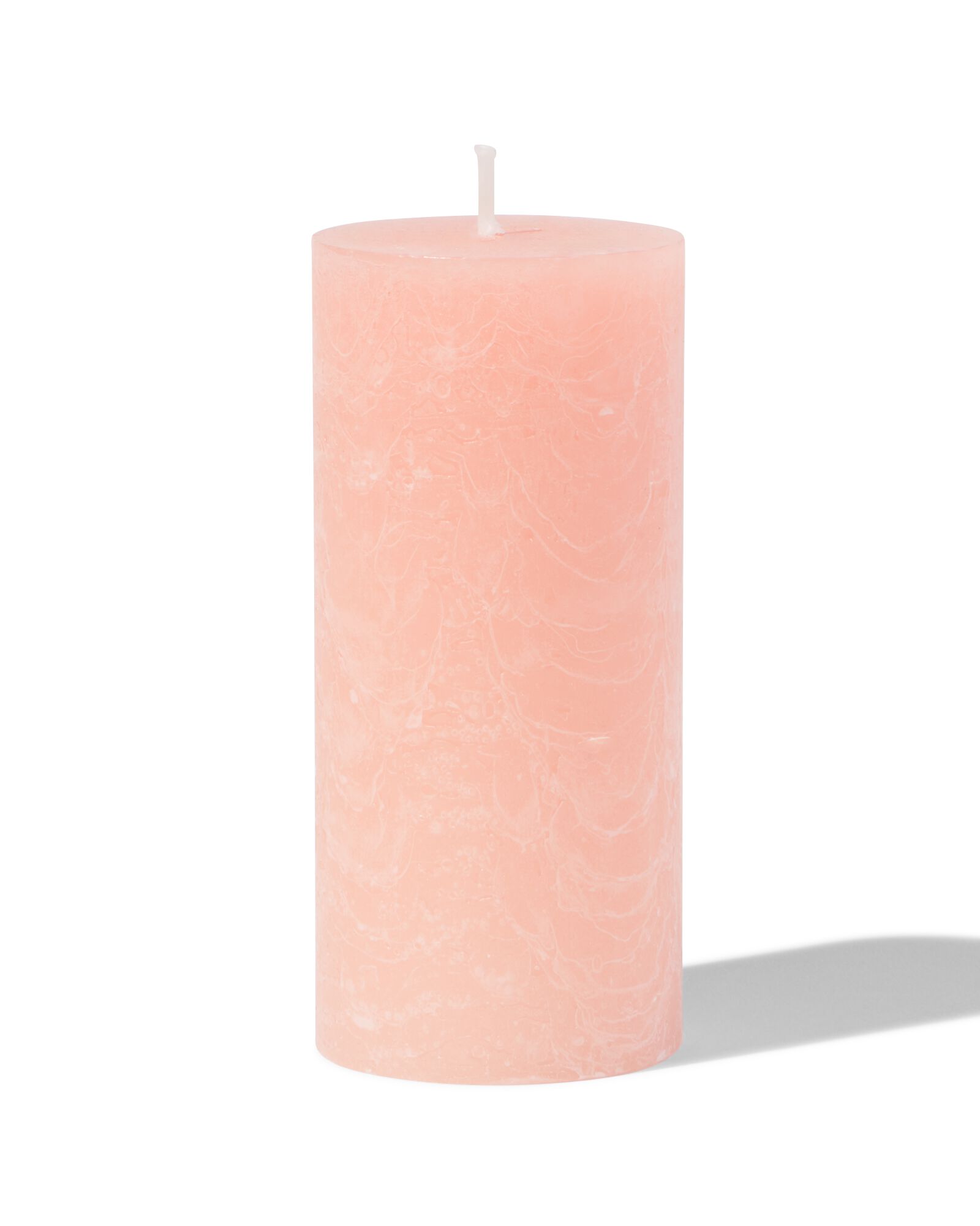 bougie rustique &Oslash; 5 x 11 cm saumon saumon 5 x 11 - 13501942 - HEMA