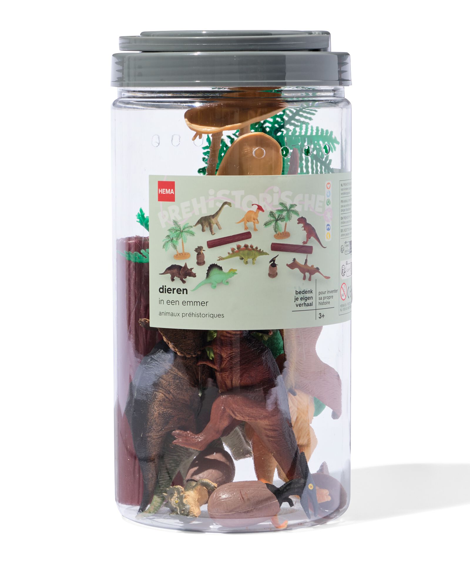 animaux pr&eacute;historiques en seau - 15100585 - HEMA