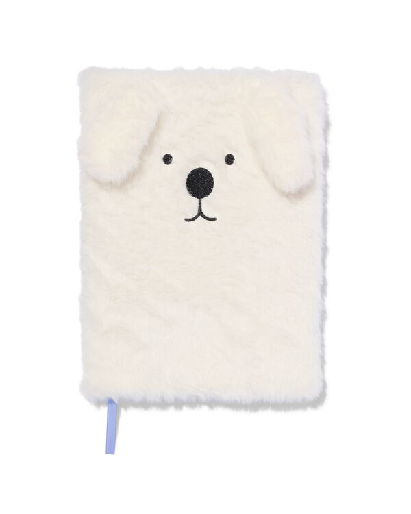 carnet fluffy chien A5 - 14140013 - HEMA