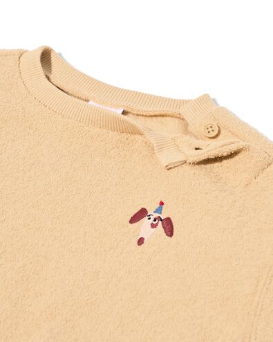 Babypullover mit Hund sandfarben - 33163370SAND - HEMA