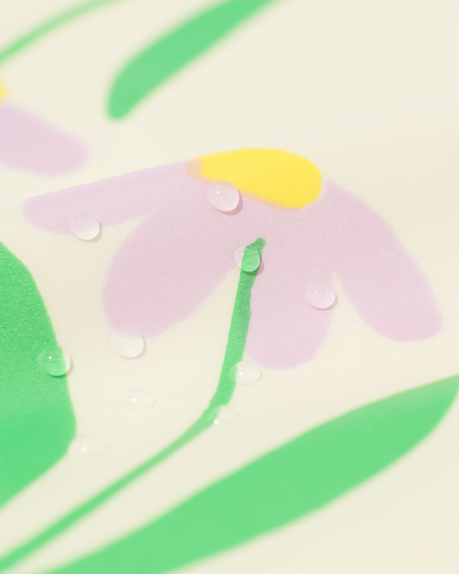 toile cir&eacute;e avec fleurs 140x240 polyester - 5330290 - HEMA