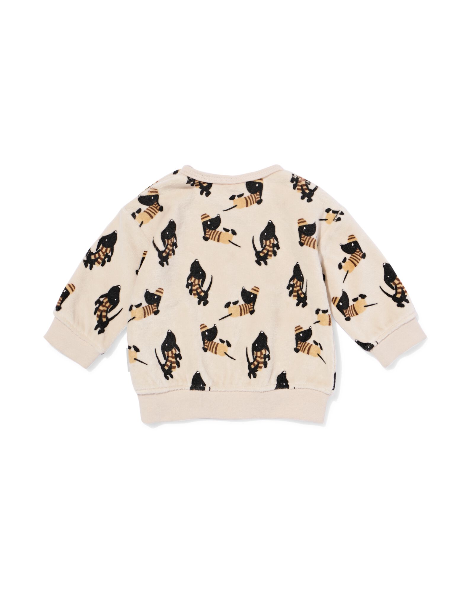 pull nouveau-n&eacute; Takkie en velours gris clair - 33434620LIGHTGREY - HEMA