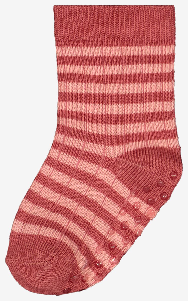 baby sokken met bamboe - 5 paar roze 6-12 m - 4720442 - HEMA