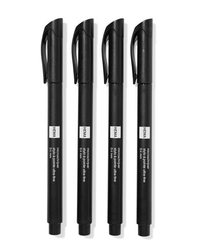 microschrijvers - 4 stuks - 14460038 - HEMA