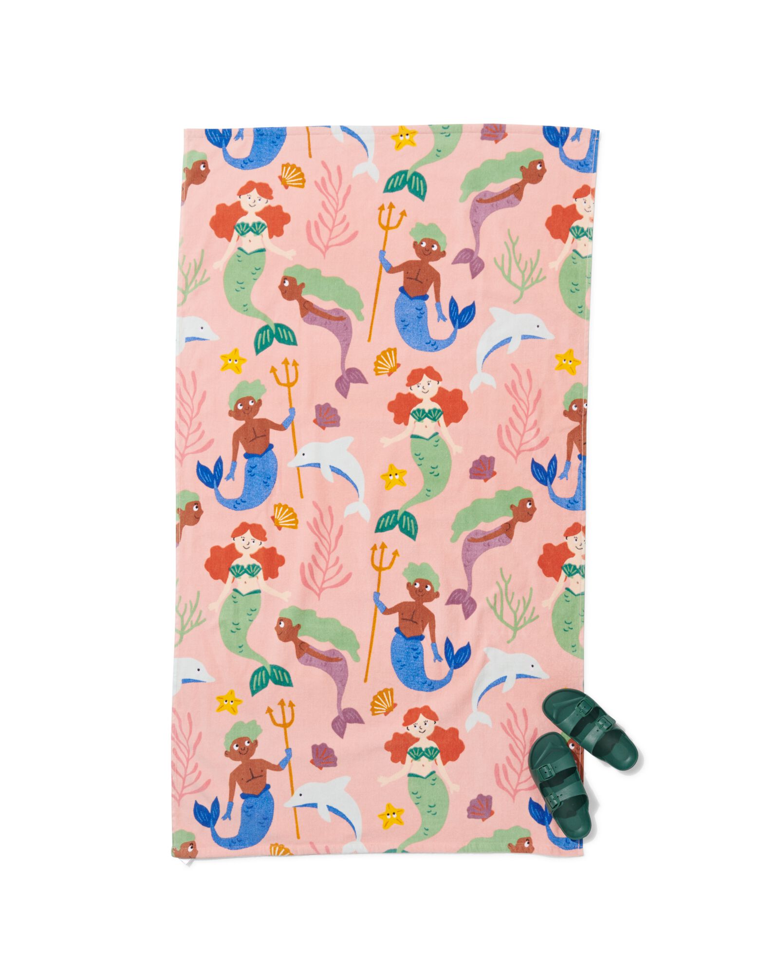 drap de plage enfants 80x140 sir&egrave;ne - 5200217 - HEMA