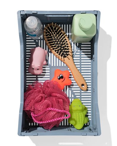 klapkrat letterbord recycled donkerblauw S  20 x 30 x 11,5 - 39811087 - HEMA