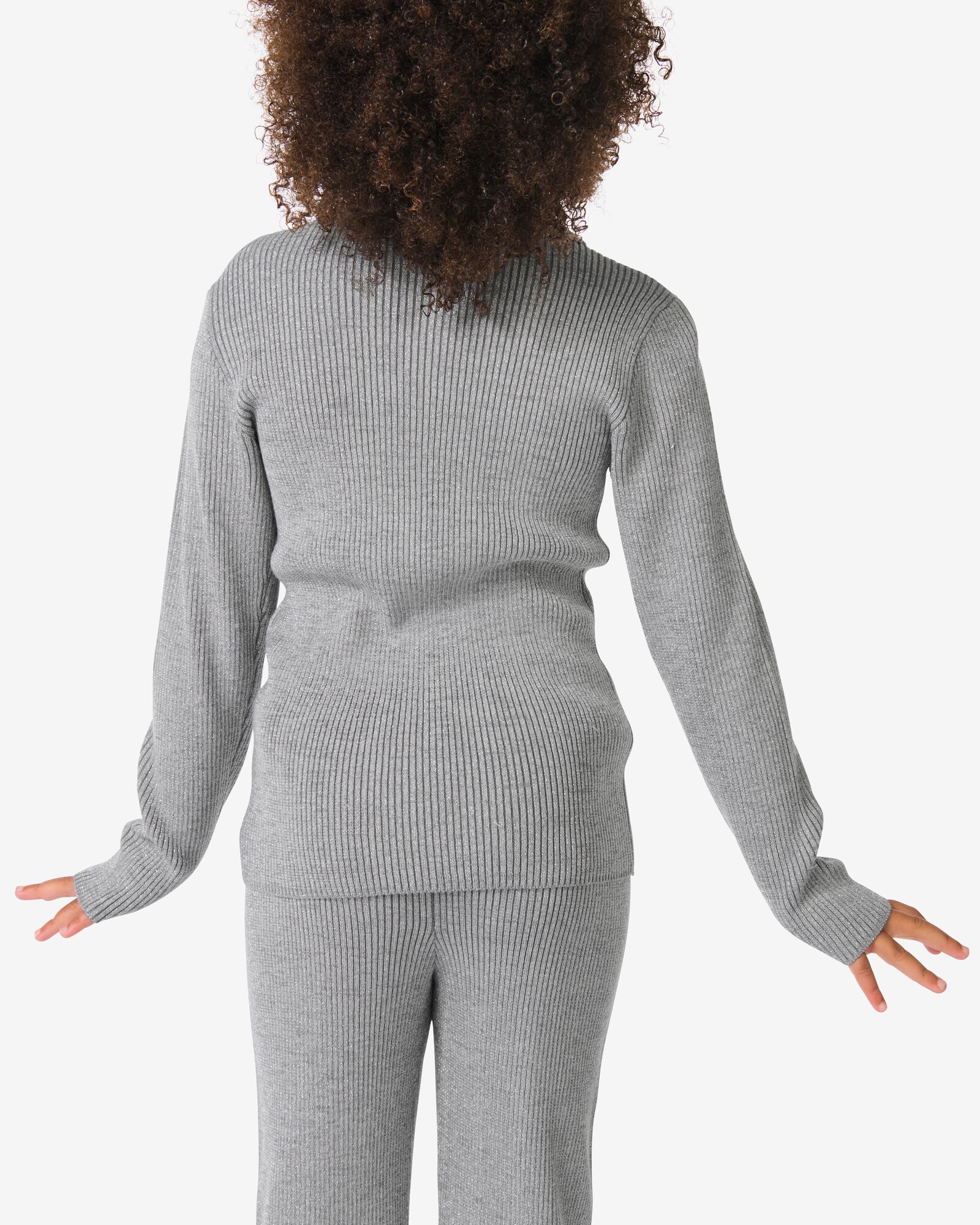 pull enfant paillet&eacute; argent&eacute; argent&eacute; - 30832847SILVER - HEMA