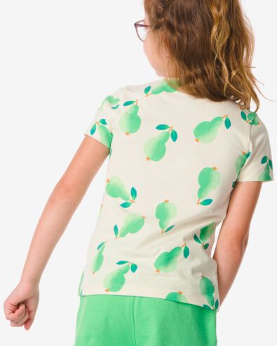 t-shirt enfant avec poires vert 134/140 - 30864168 - HEMA