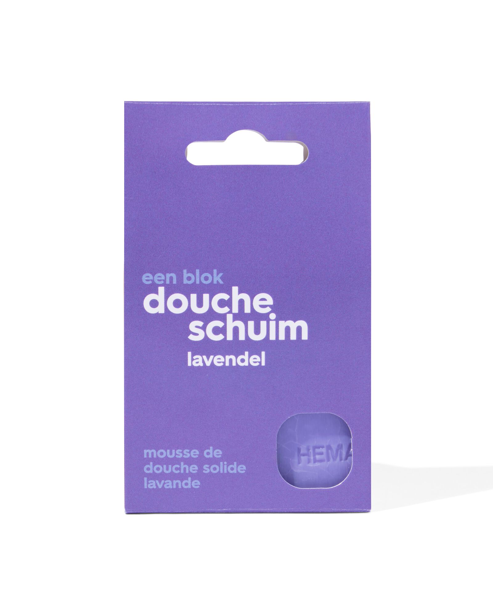 blok doucheschuim lavendel 65g - 11300051 - HEMA