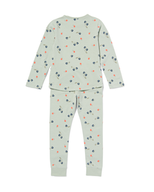 Kinder-Pyjama, Brombeeren hellgrün hellgrün - 1000030833 - HEMA