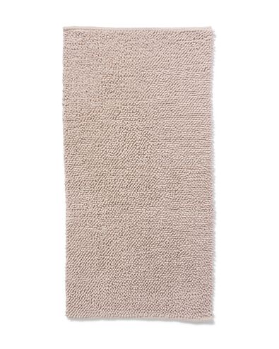 tapis de bain 60x120 cm chenille beige - 5210200 - HEMA