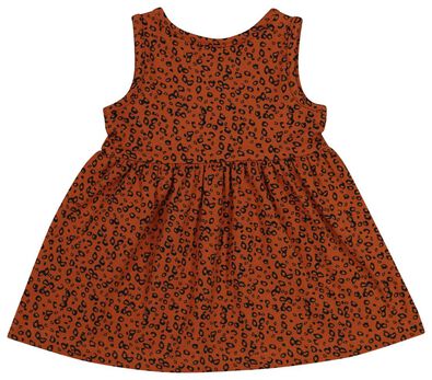 Baby-Kleid, ärmellos, Biobaumwolle braun - 1000019721 - HEMA