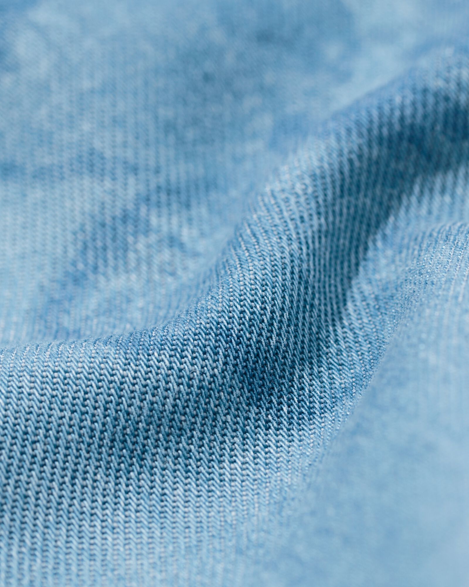 damesbroek Lila wijd bloemen denim denim - 36209040DENIM - HEMA