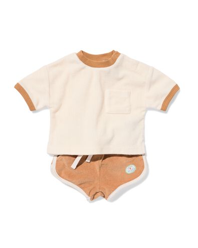 ensemble v&ecirc;tements nouveau-n&eacute; &eacute;ponge marron marron - 33455220BROWN - HEMA