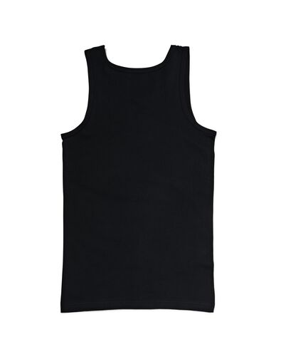 chemises homme sans couture perfect comfort - 2 pi&egrave;ces noir noir - 1000009783 - HEMA