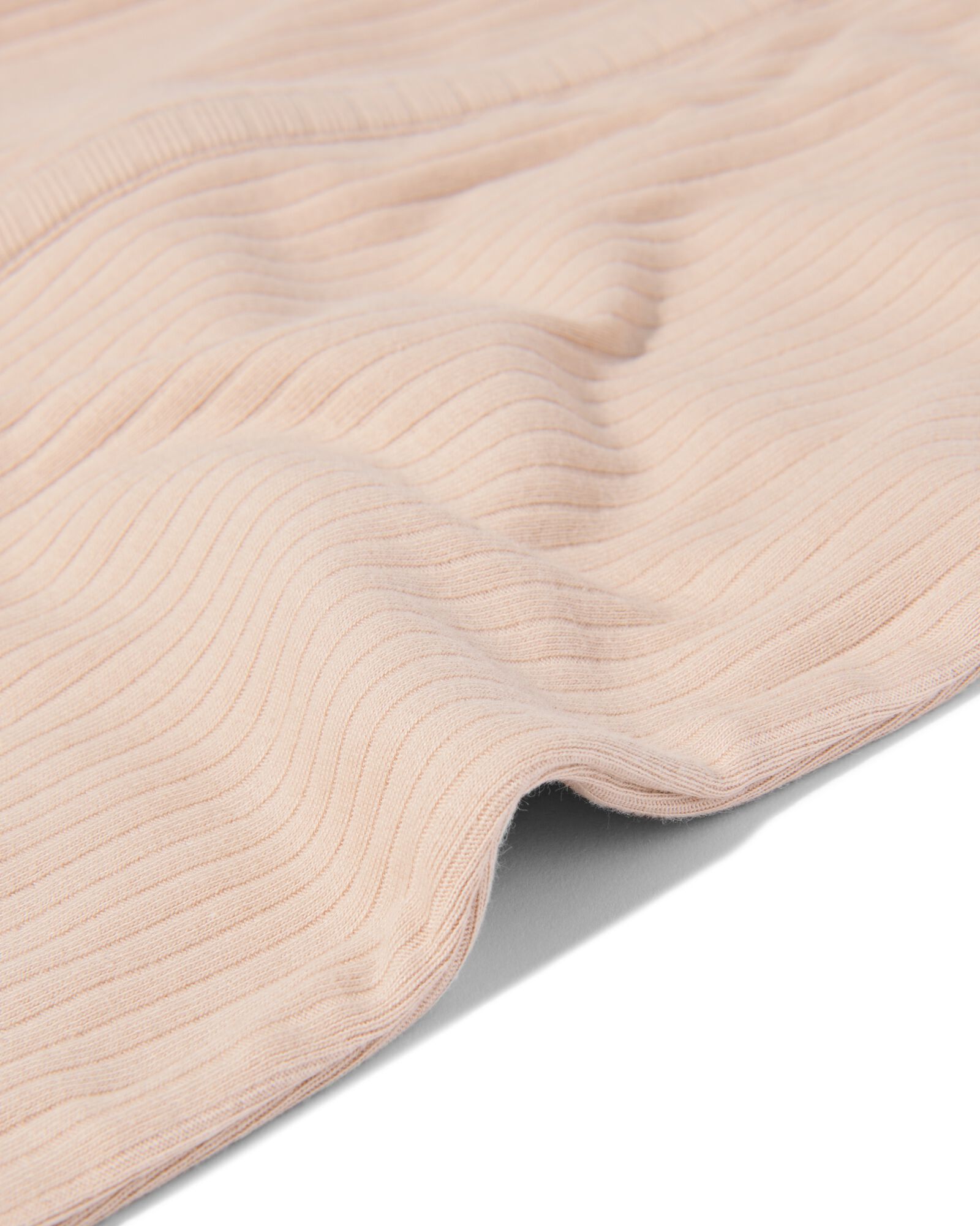 Babyschlafsack mit abnehmbaren &Auml;rmeln, gerippt, 0,5 TOG sandfarben - 33337640SAND - HEMA