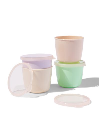 bocaux alimentaires avec couvercles 130 ml - 4 pi&egrave;ces - 33509930 - HEMA