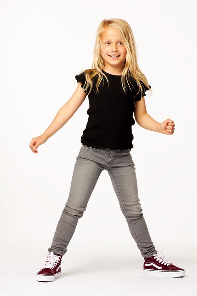 jean enfant modèle skinny gris 152 - 30874881 - HEMA