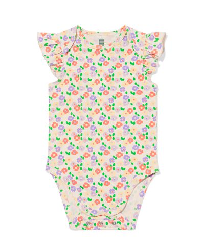 body &eacute;volutif b&eacute;b&eacute; volants fleurs blanc cass&eacute; blanc cass&eacute; - 33303160OFFWHITE - HEMA