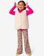 t-shirt enfant avec côtes rose - 1000032211 - HEMA